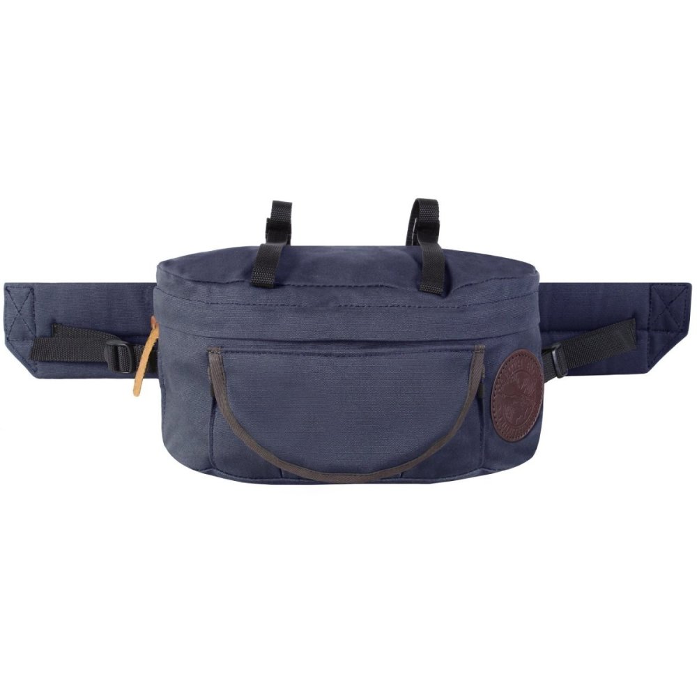 Duluth Pack 9 Liter Capacity Navy Canvas Lumbar Pack - Ascmtools