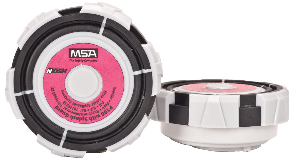MSA Safety Works Advantage P100 Filters with Splash Guard 2pk - Ascmtools