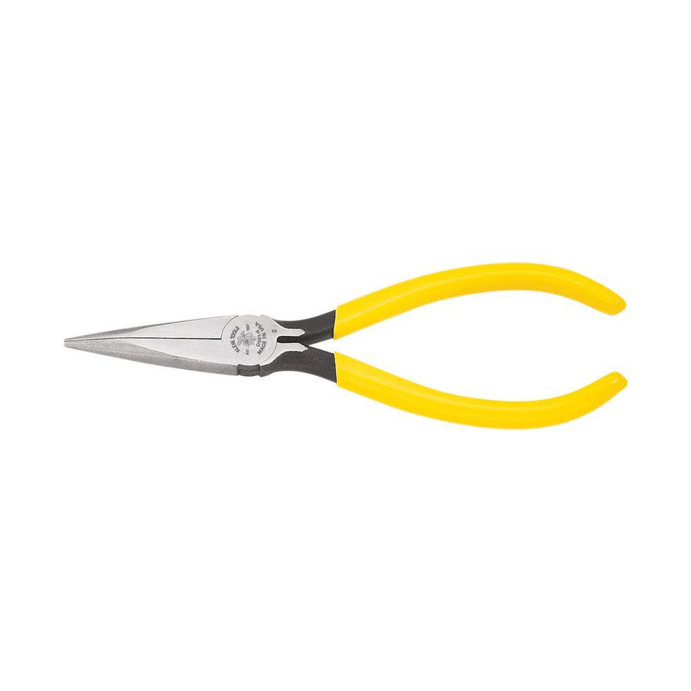 Klein Tools 6″ Stnrd Long Nose Pliers with Spring - Ascmtools
