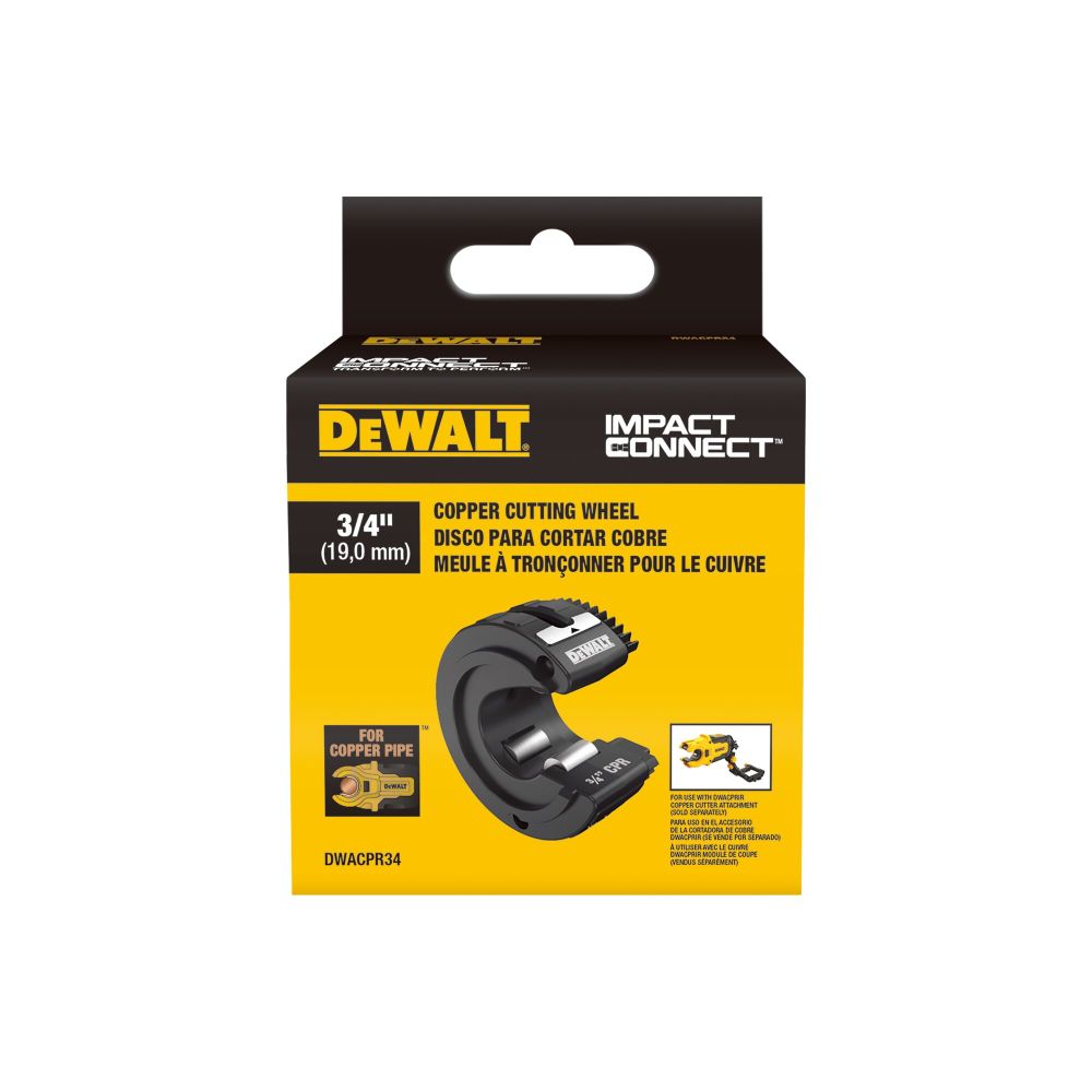 DEWALT Impact Connect 3/4″ Copper Cutter Wheel - Ascmtools