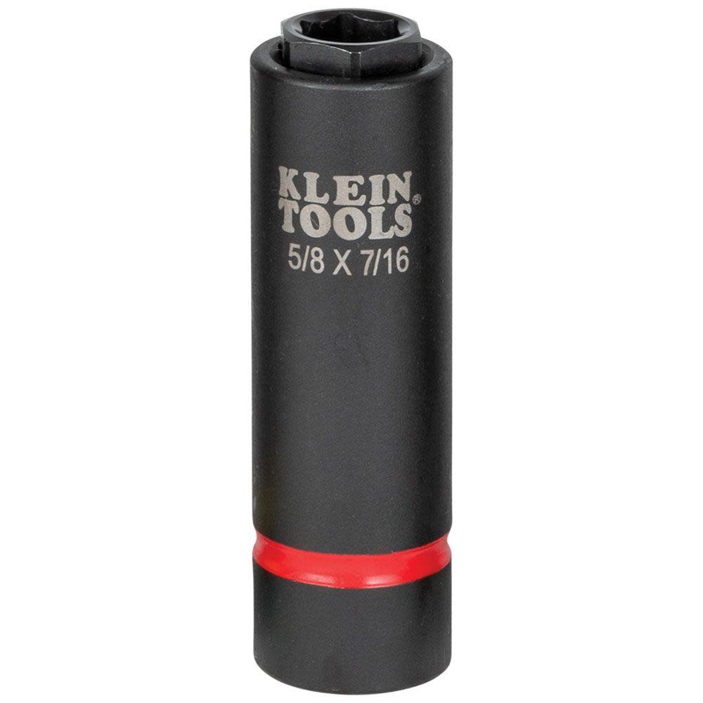 Klein Tools 2-in-1 Socket 5/8″ X 7/16″ 6 Pt - Ascmtools