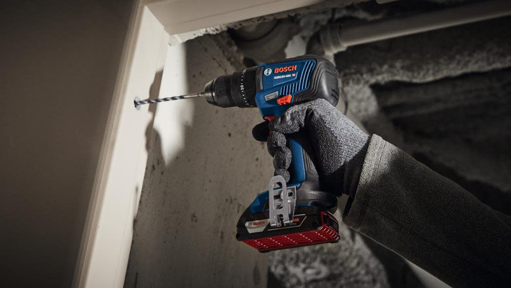 Bosch 18V 2 Tool Combo Kit with 1/2″ Hammer Drill Driver 1/4″ & 1/2″ Bit Socket Impact Driver with Two 2Ah SlimPack Batteries - Ascmtools