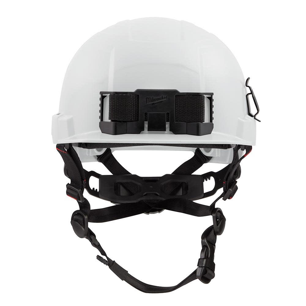 Milwaukee White Front Brim Helmet with BOLT Class E - Ascmtools