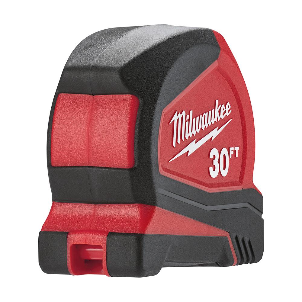 Milwaukee 30 ft. Compact Tape Measure - Ascmtools