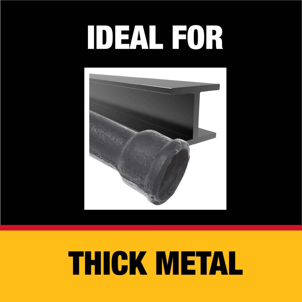 DEWALT ELITE SERIES Reciprocating Saw Blade 1pk Carbide Tipped 12″ 8 TPI Metal Cutting - Ascmtools