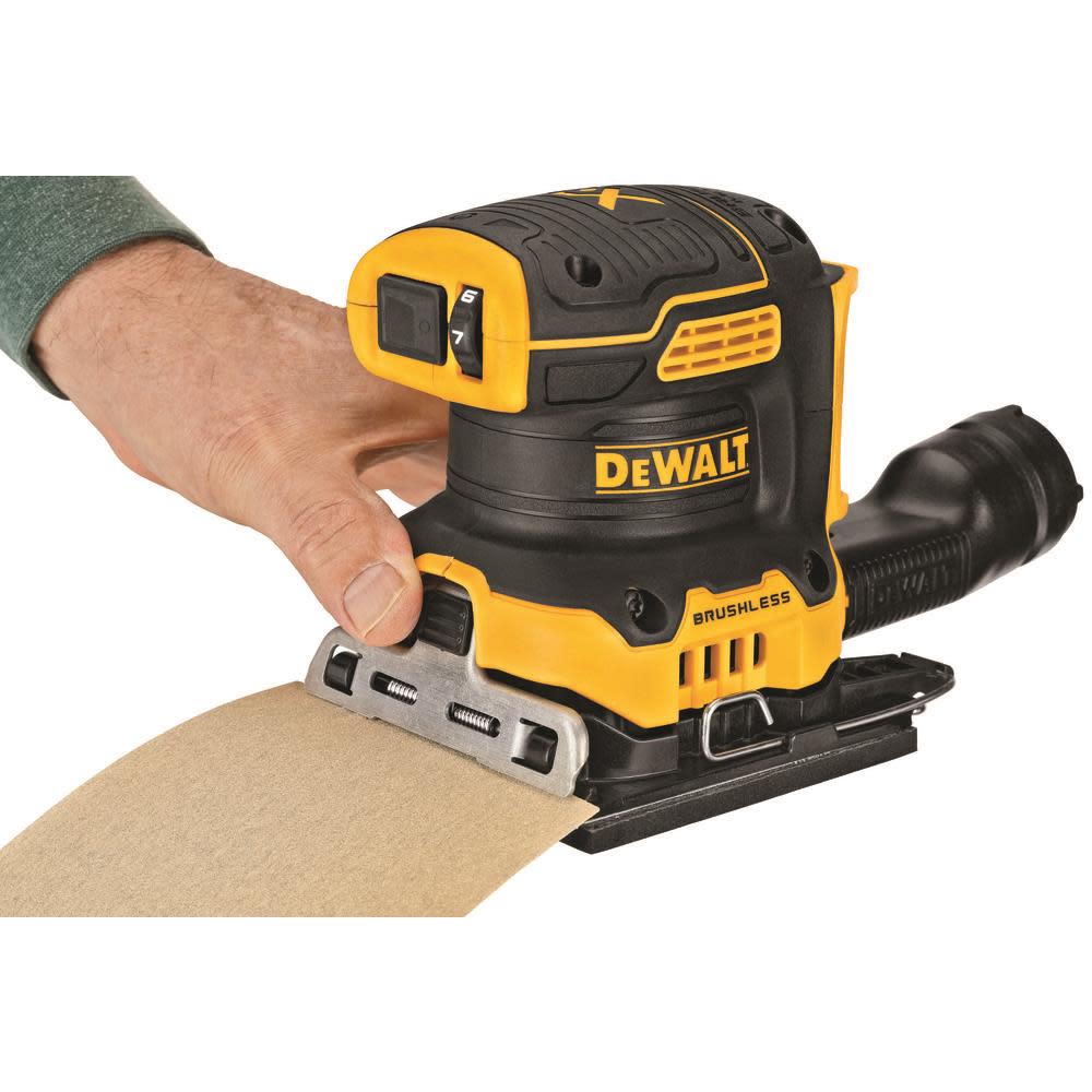 DEWALT 20V MAX XR 1/4 Sheet Sander with 4Ah Battery Bundle - Ascmtools
