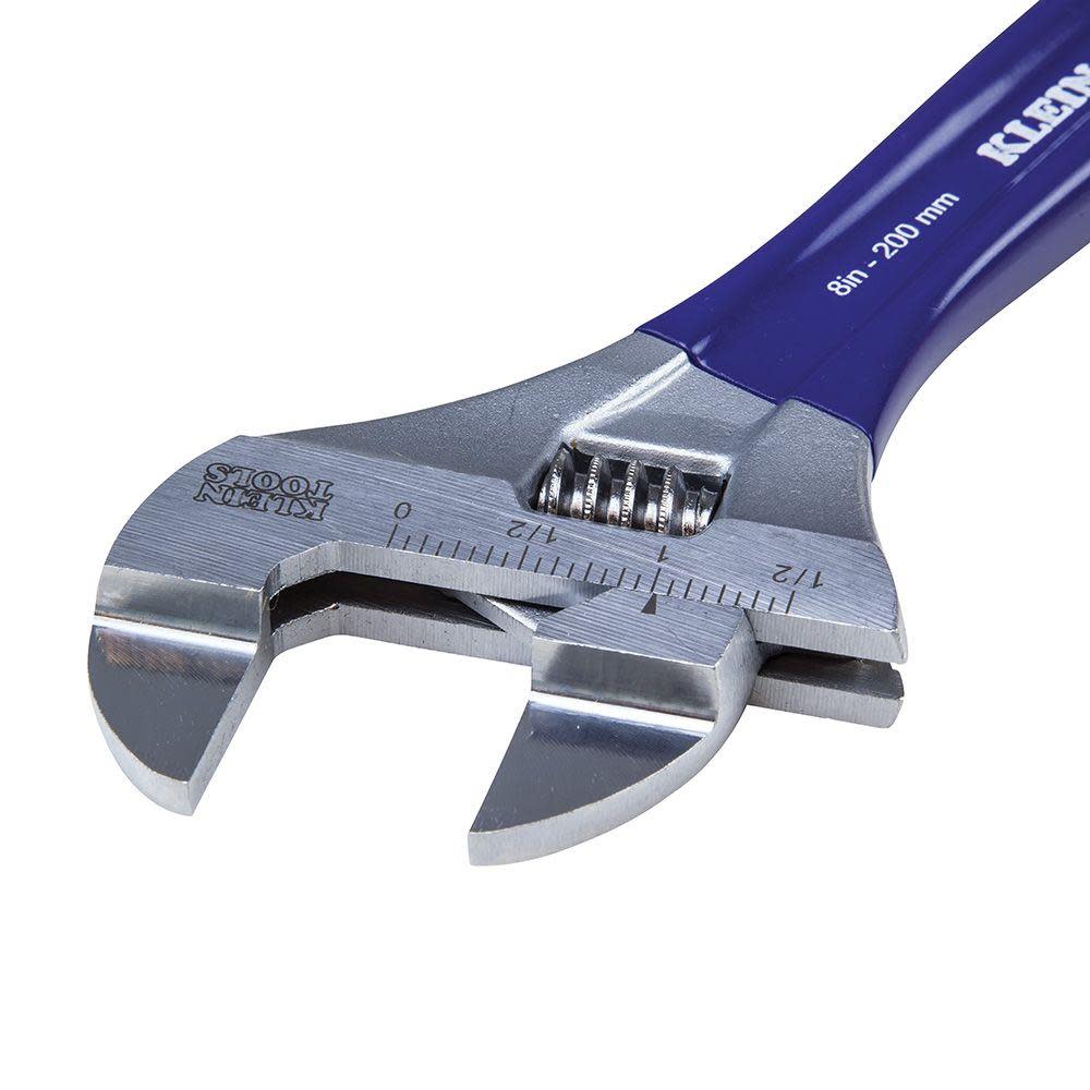 Klein Tools Slim-Jaw Adjustable Wrench 8″ - Ascmtools
