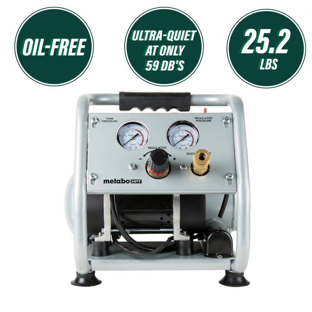 Metabo HPT 1 Gallon Quiet Compressor - Ascmtools