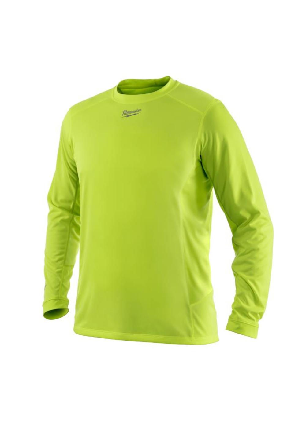 Milwaukee WorkSkin Light Weight Performance Long Sleeve Shirt – High Visibility – 2XL - Ascmtools