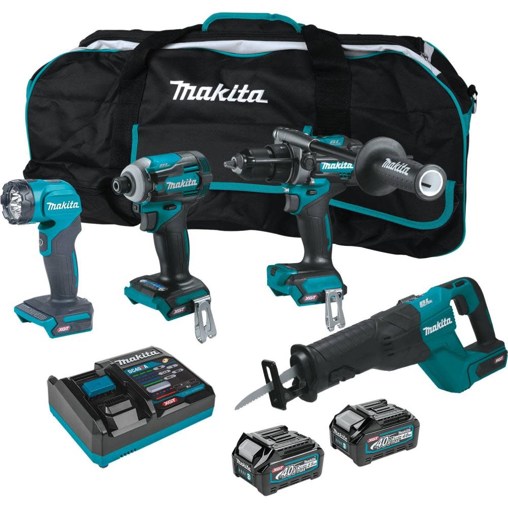 Makita XGT 40V max Combo Kit 4pc - Ascmtools