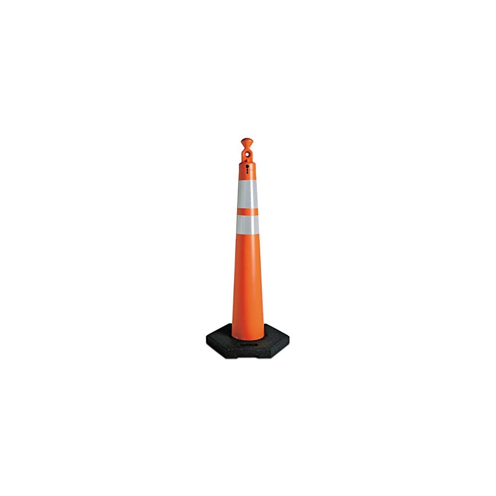 Vizcon 42″ Grabber Cone with Reflective Bands & 16 Lbs Base - Ascmtools