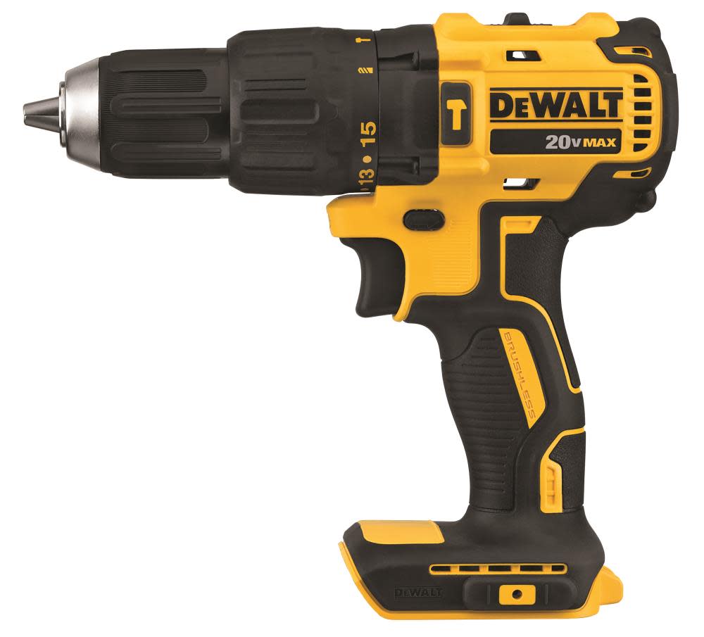 DEWALT 20V MAX Brushless Cordless 1/2 in. Hammer Drill/Driver (Tool Only) - Ascmtools