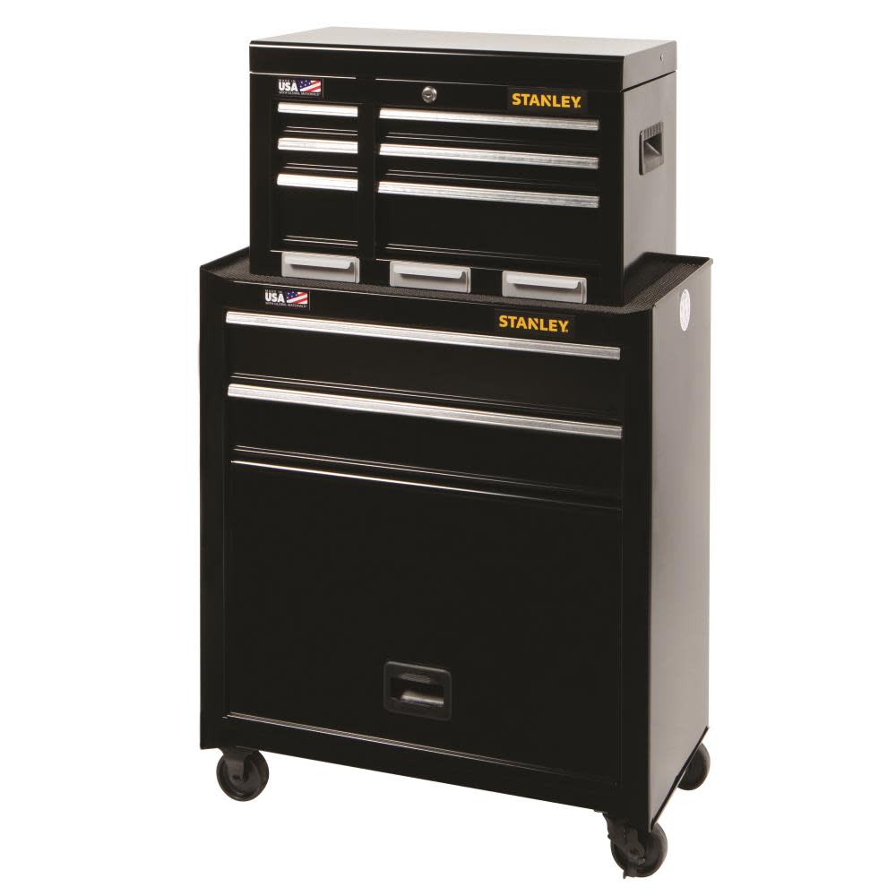 Stanley 26 in. 5-Drawer Tool Chest and Cabinet - Ascmtools