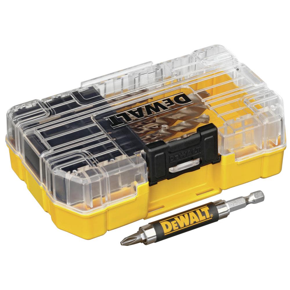 DEWALT 16pc Gold Ferrous Pilot Point Drill Bit Set - Ascmtools