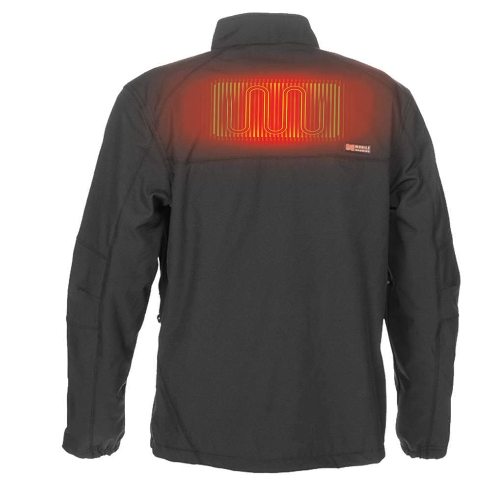 Mobile Warming 12V Dual Power Heated Jacket Mens Black 3X - Ascmtools