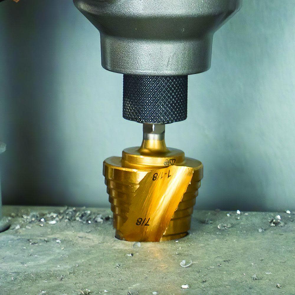 Klein Tools 7/8″ to 1 3/8″ Step Drill Bit VACO - Ascmtools