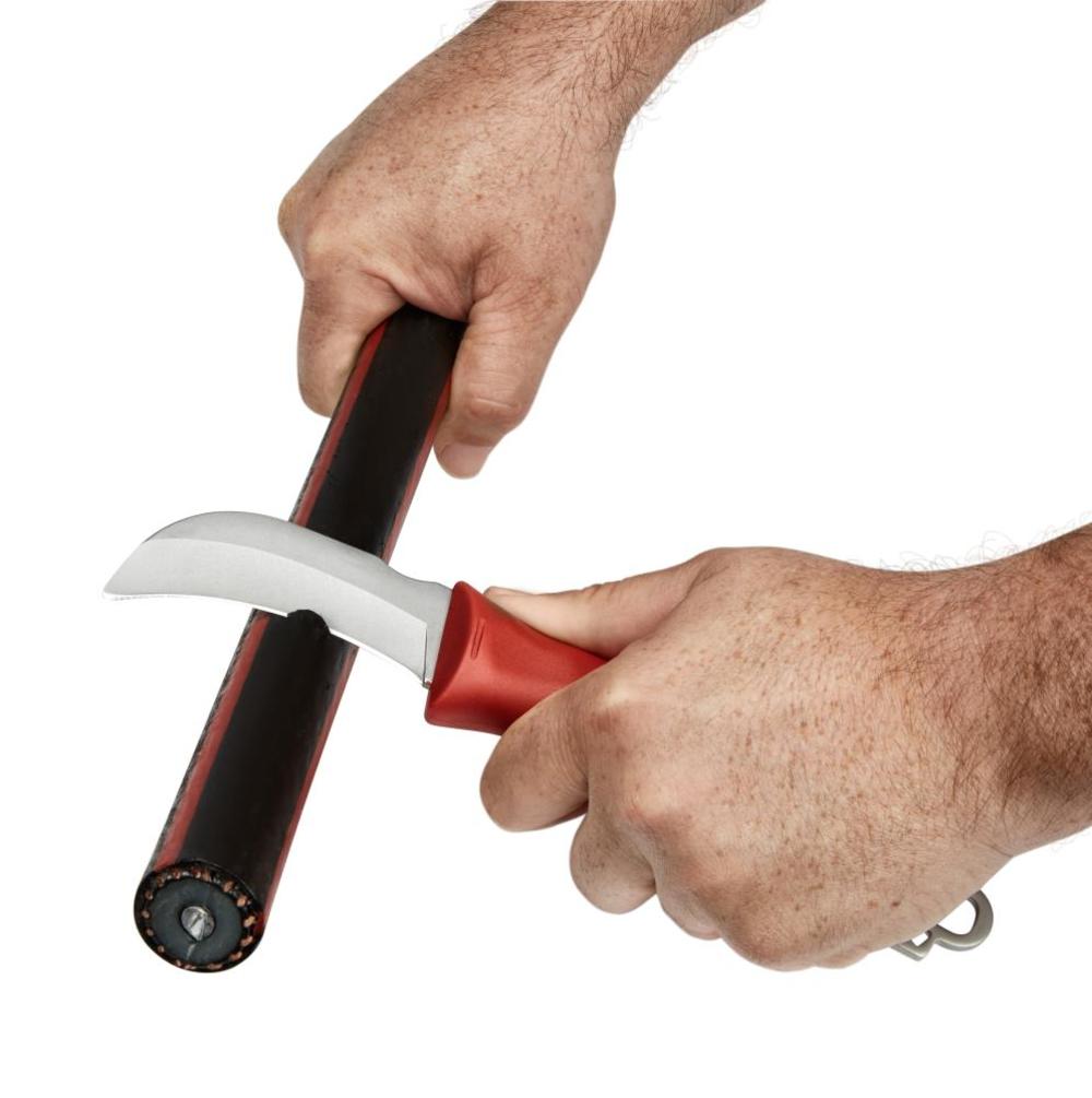 Milwaukee Lineman’s Hawkbill Knife with STICKWORK 3-in-1 Ring - Ascmtools