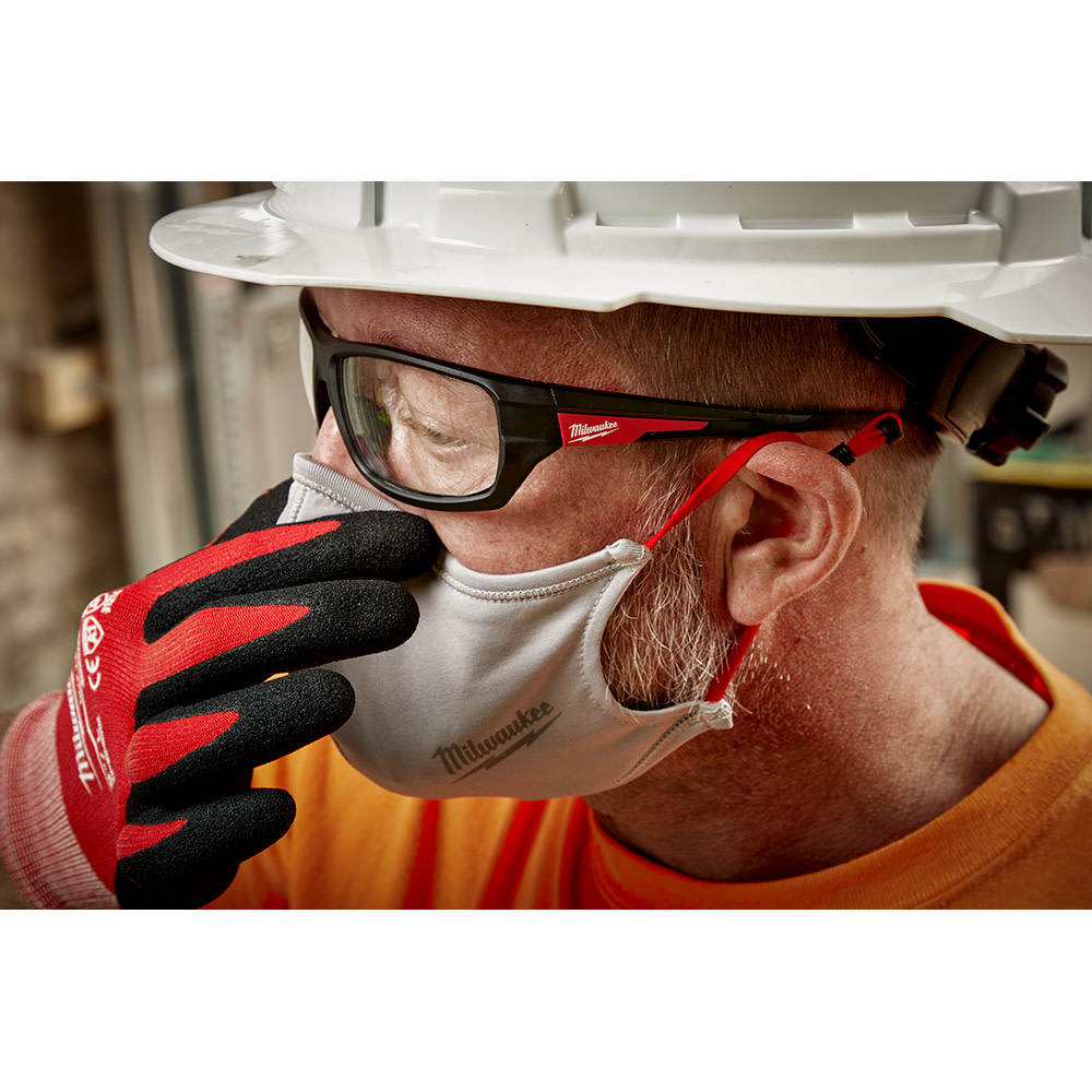 Milwaukee 10PK Red 2-Layer Face Mask - Ascmtools
