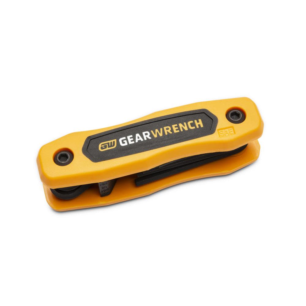 GEARWRENCH Hex Key Set SAE Folding 9pc - Ascmtools