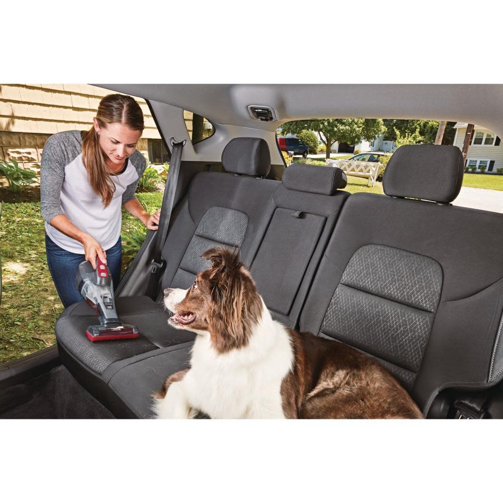 Black and Decker DUSTBUSTER Handheld Vacuum for Car Cordless Gray - Ascmtools