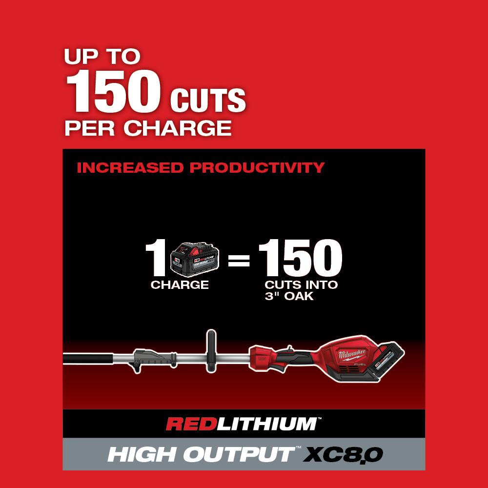 Milwaukee M18 FUEL 10″ Pole Saw Kit with QUIK LOK Reconditioned - Ascmtools