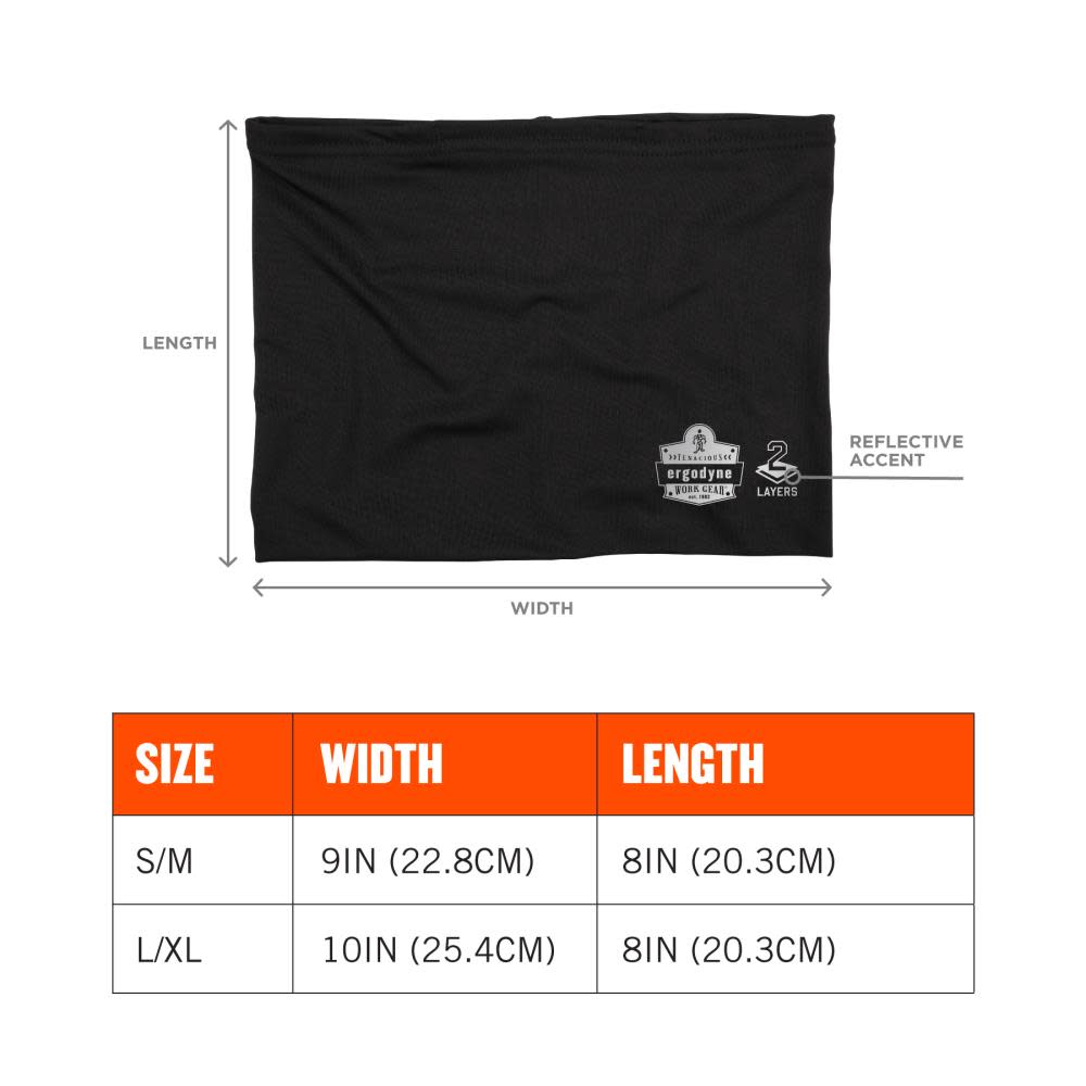 Ergodyne Chill Its 6489 2 Layer Cooling Multi Band Black - Ascmtools