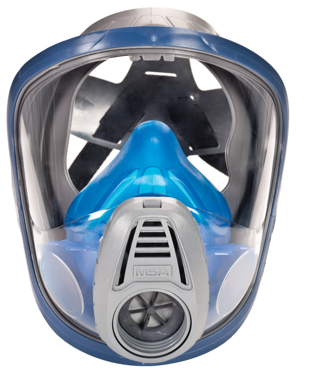 MSA Safety Works Advantage 3200 Full Face Mask Respirator Facepiece with Rubber Harness Medium - Ascmtools