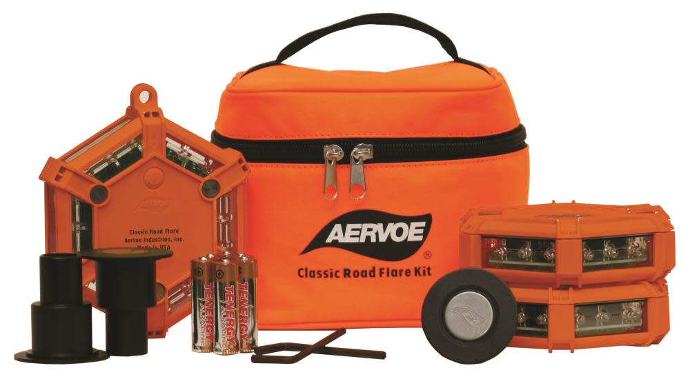 Aervoe Classic Flare Kit 3 Flares and 3 Flare Holders Red LED - Ascmtools