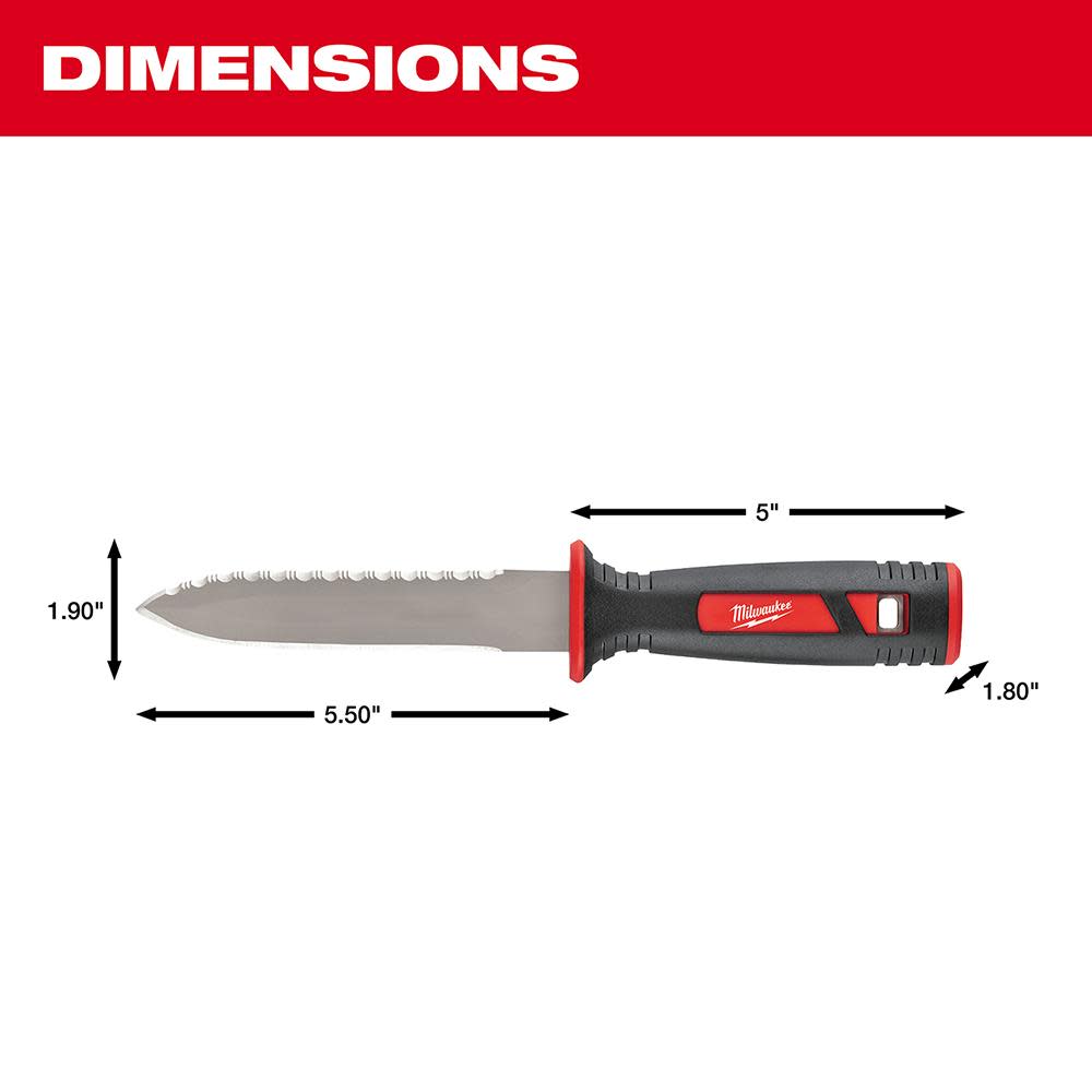 Milwaukee Duct Knife - Ascmtools