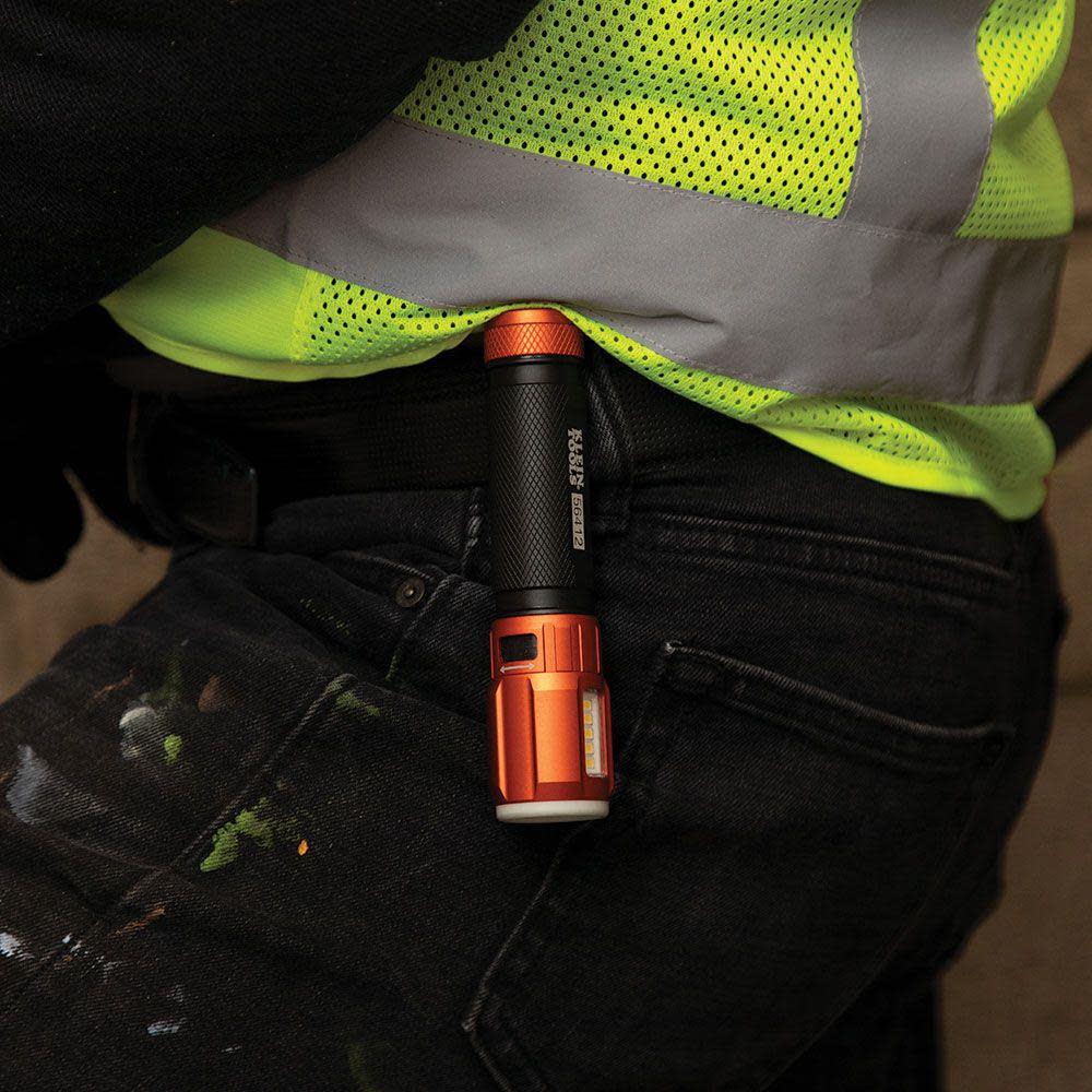 Klein Tools Flashlight with Worklight Rechargeable - Ascmtools