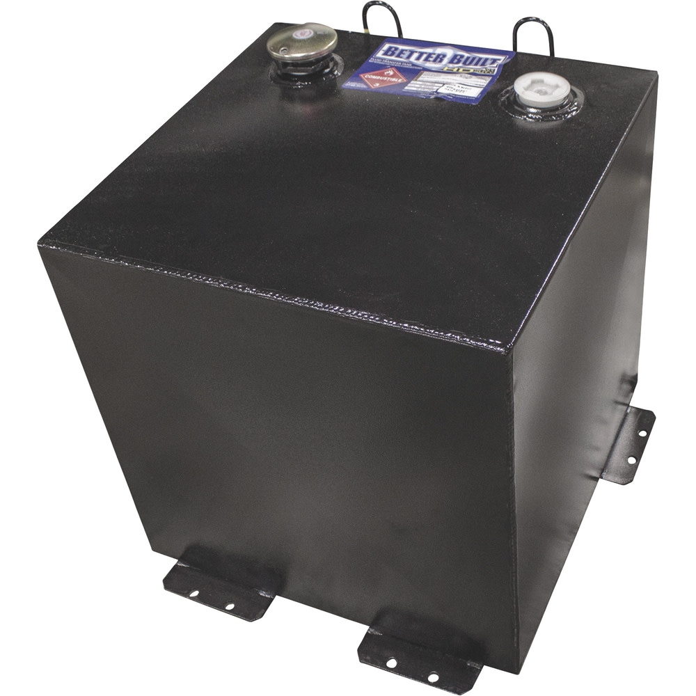 Better Built 50 Gallon HD Series Square Transfer Tank STEEL GLOSS BLACK - Ascmtools