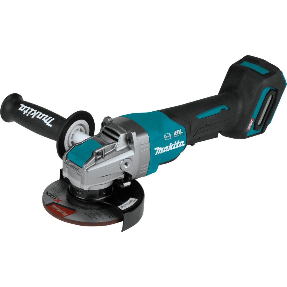 Makita 40V max XGT 5″ X LOCK Angle Grinder with Electric Brake Bare Tool - Ascmtools
