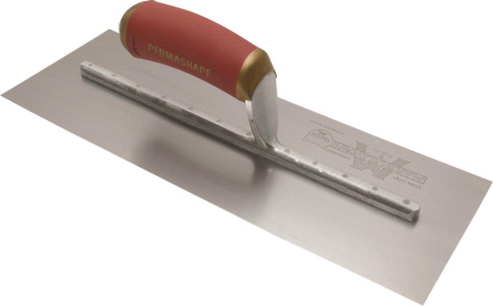Marshalltown 14 In. x 3 In. PermaShape Broken-In Trowel - Ascmtools