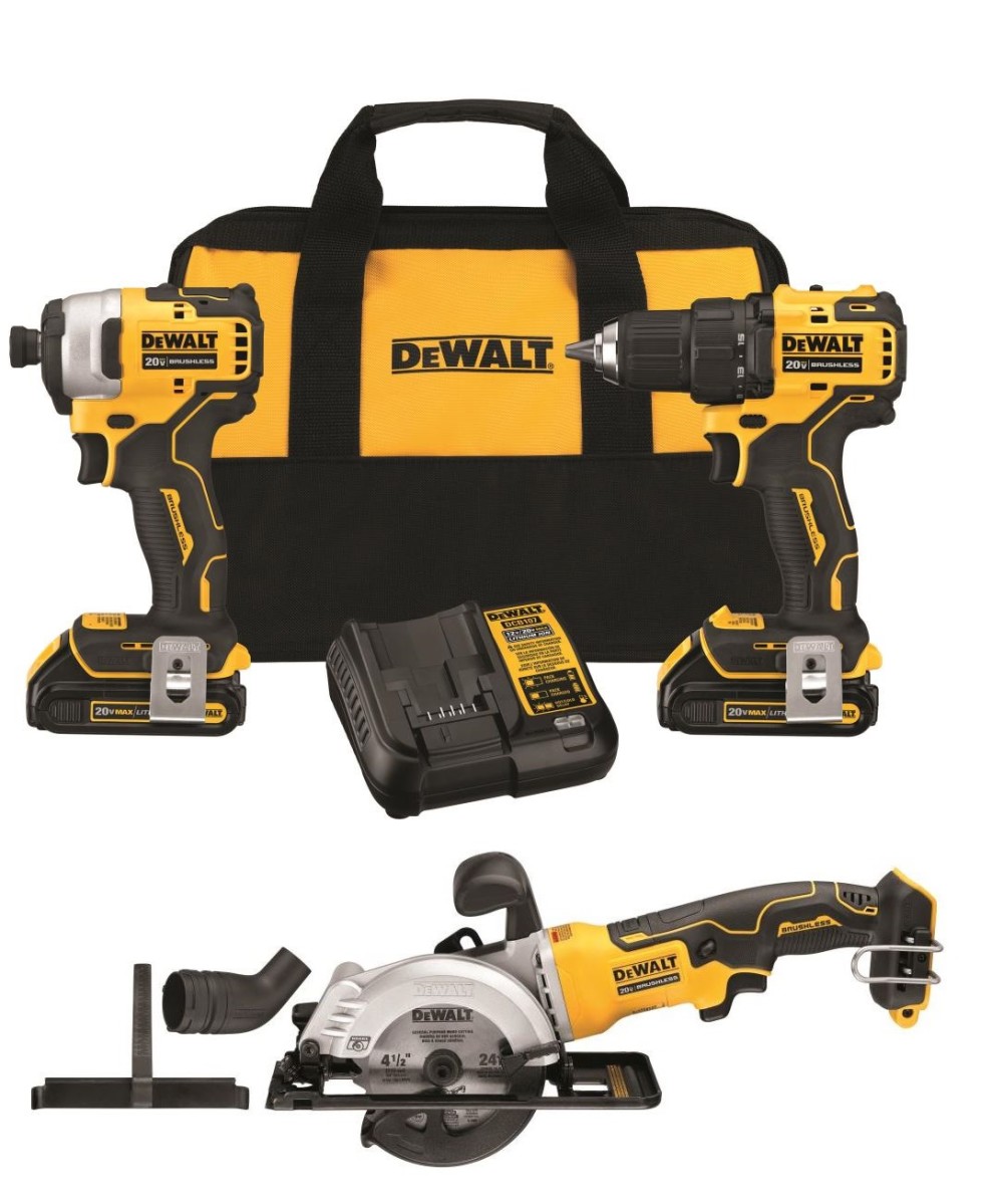 DEWALT 20V MAX Atomic Compact 2 Tool Combo Kit - Ascmtools