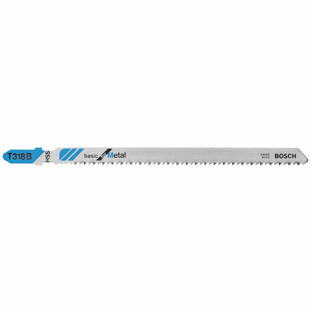 Bosch 100 pc. 5-1/4 In. 14 TPI Basic for Metal T-Shank Jig Saw Blades - Ascmtools