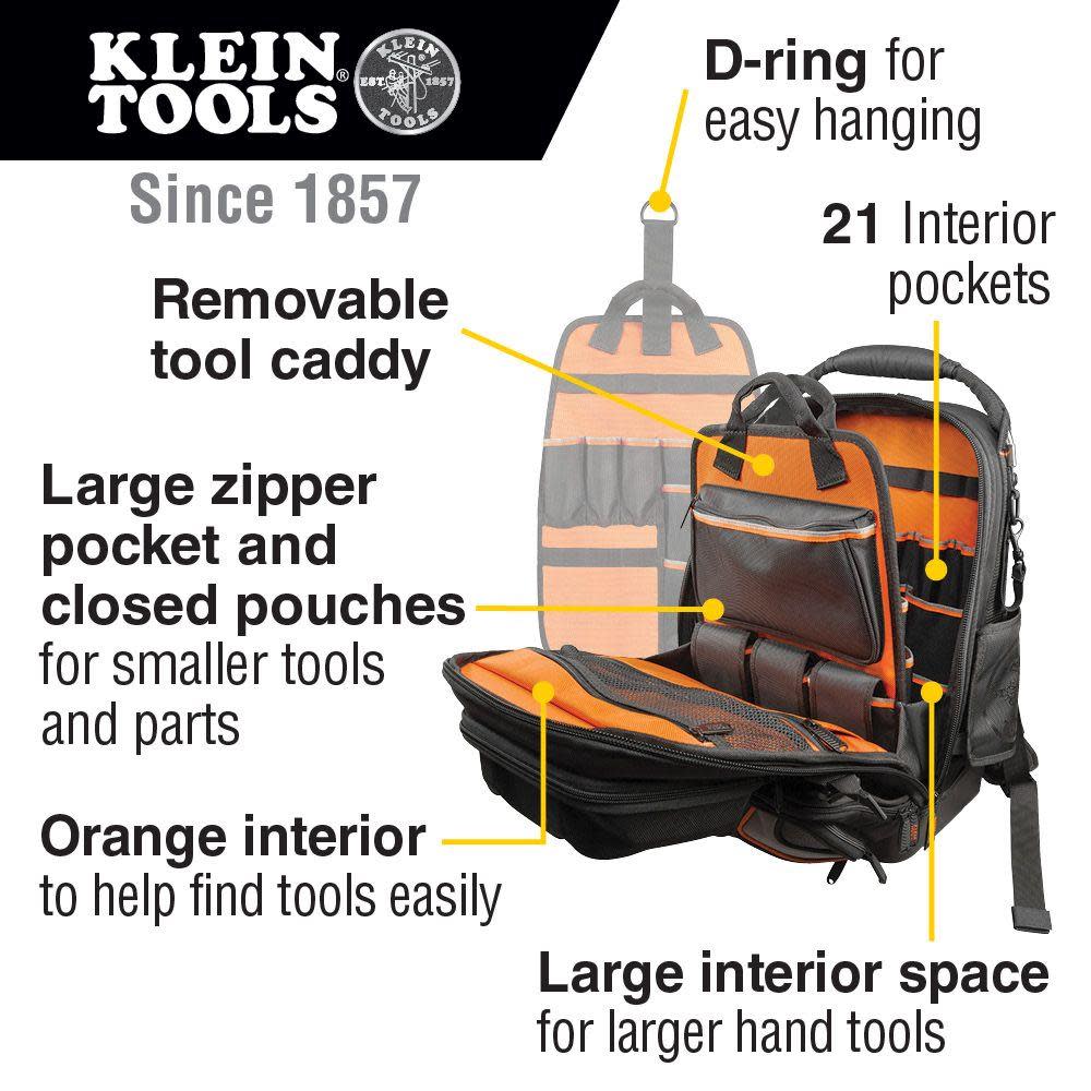 Klein Tools Tradesman Pro Tool Master Backpack - Ascmtools