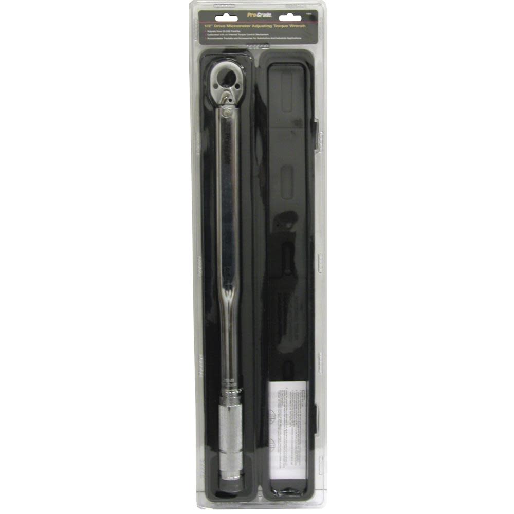 Allied International Prograde Micrometer Adjusting Torque Wrench 1/2In Drive - Ascmtools