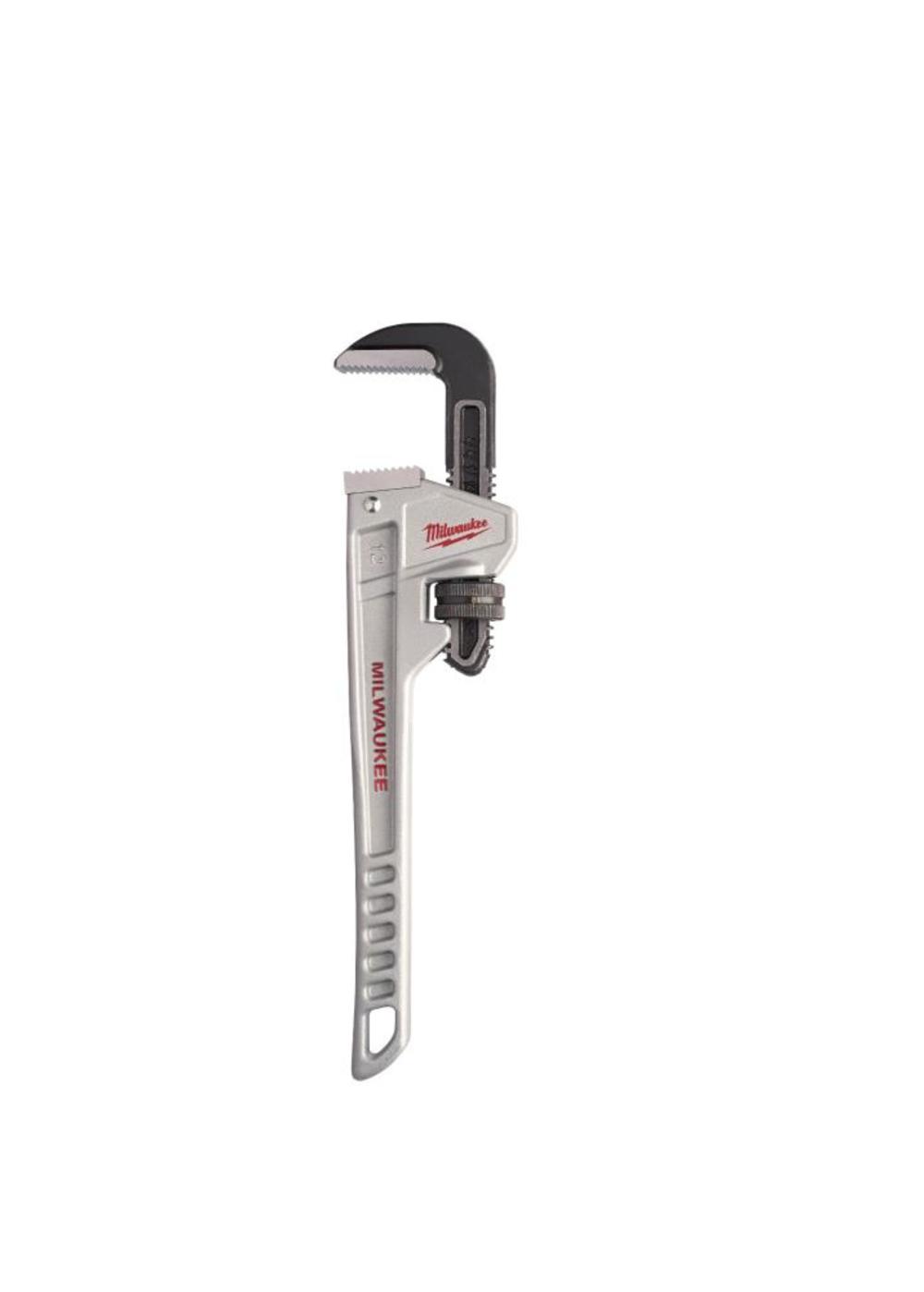 Milwaukee 12 in. Aluminum Pipe Wrench - Ascmtools