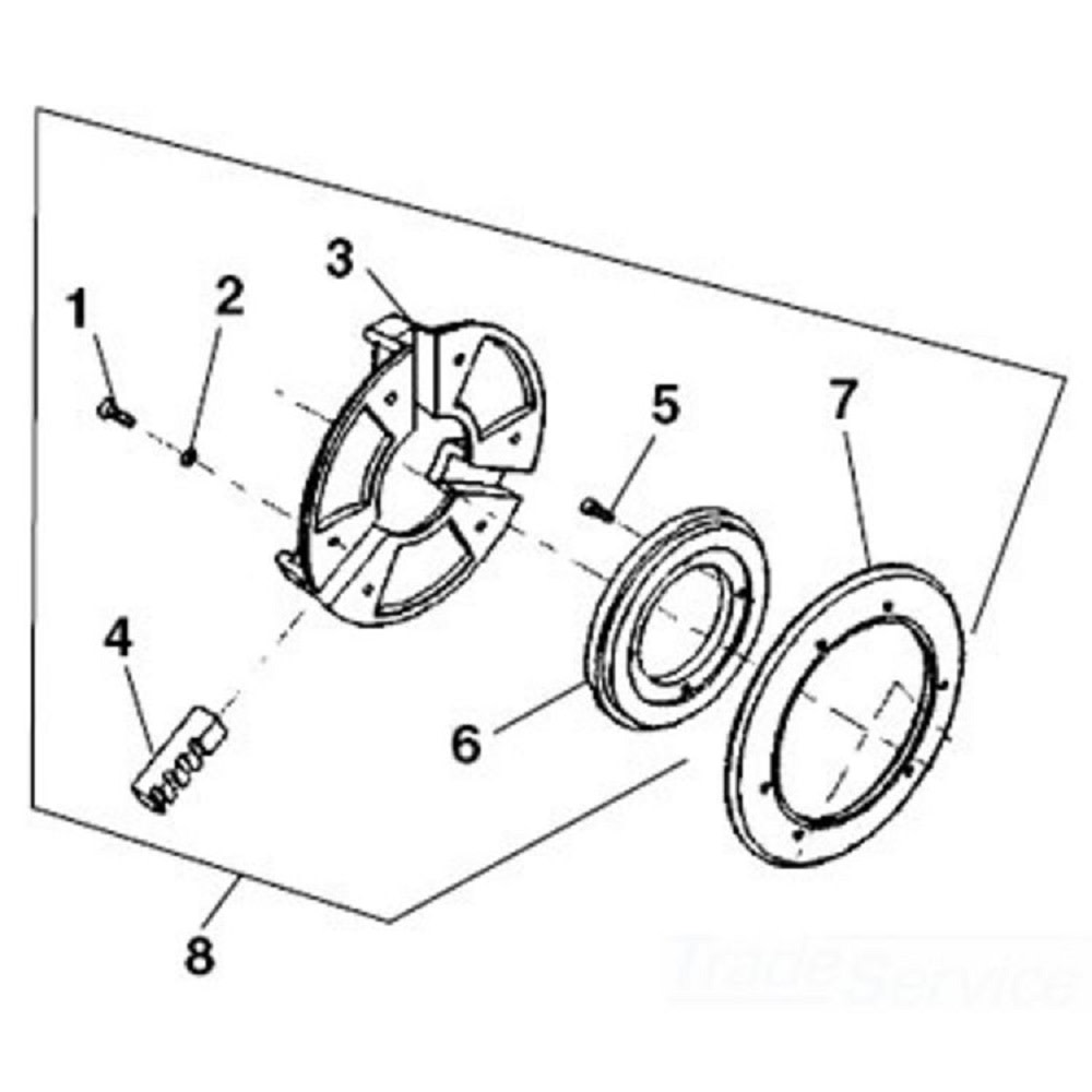 Ridgid Replacement Rear Centering Assembly for 535 Threading Machine - Ascmtools