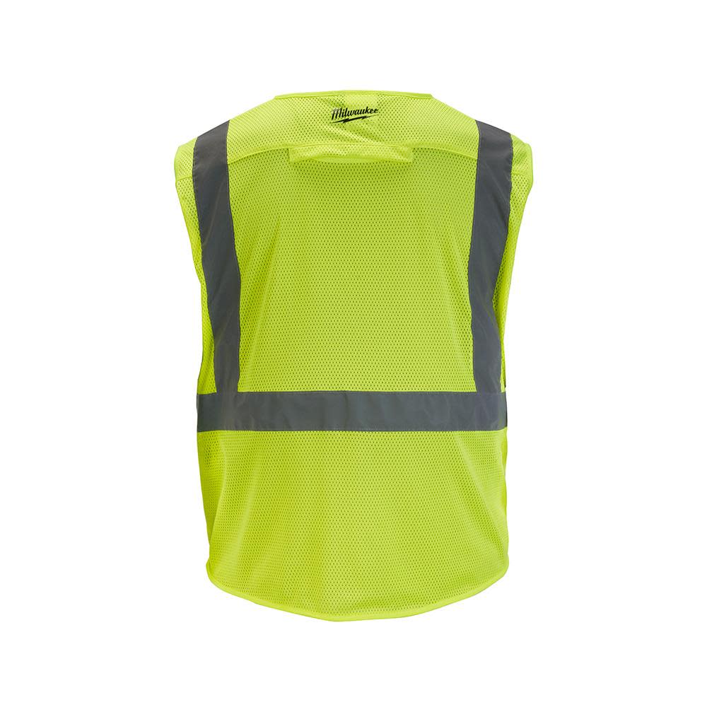 Milwaukee Class 2 High Visibility Mesh Safety Vest - Ascmtools