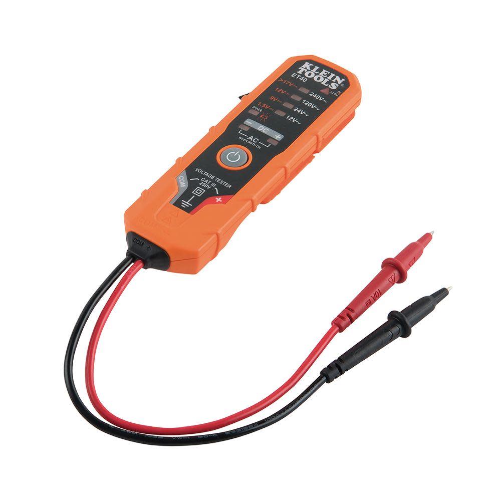 Klein Tools Electronic AC/DC Voltage Tester - Ascmtools