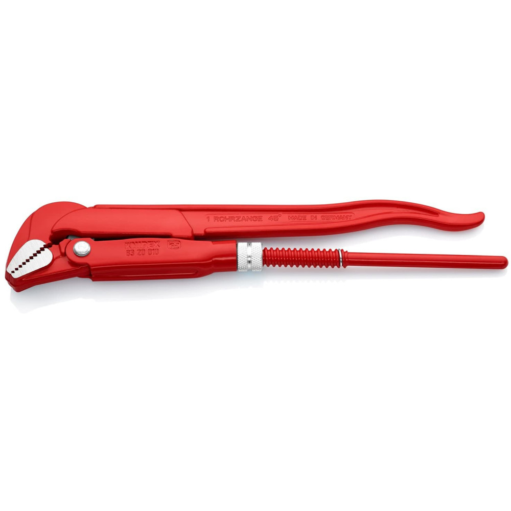 Knipex Pipe Wrench 45 Degree Angled 320 mm Swedish Pattern - Ascmtools