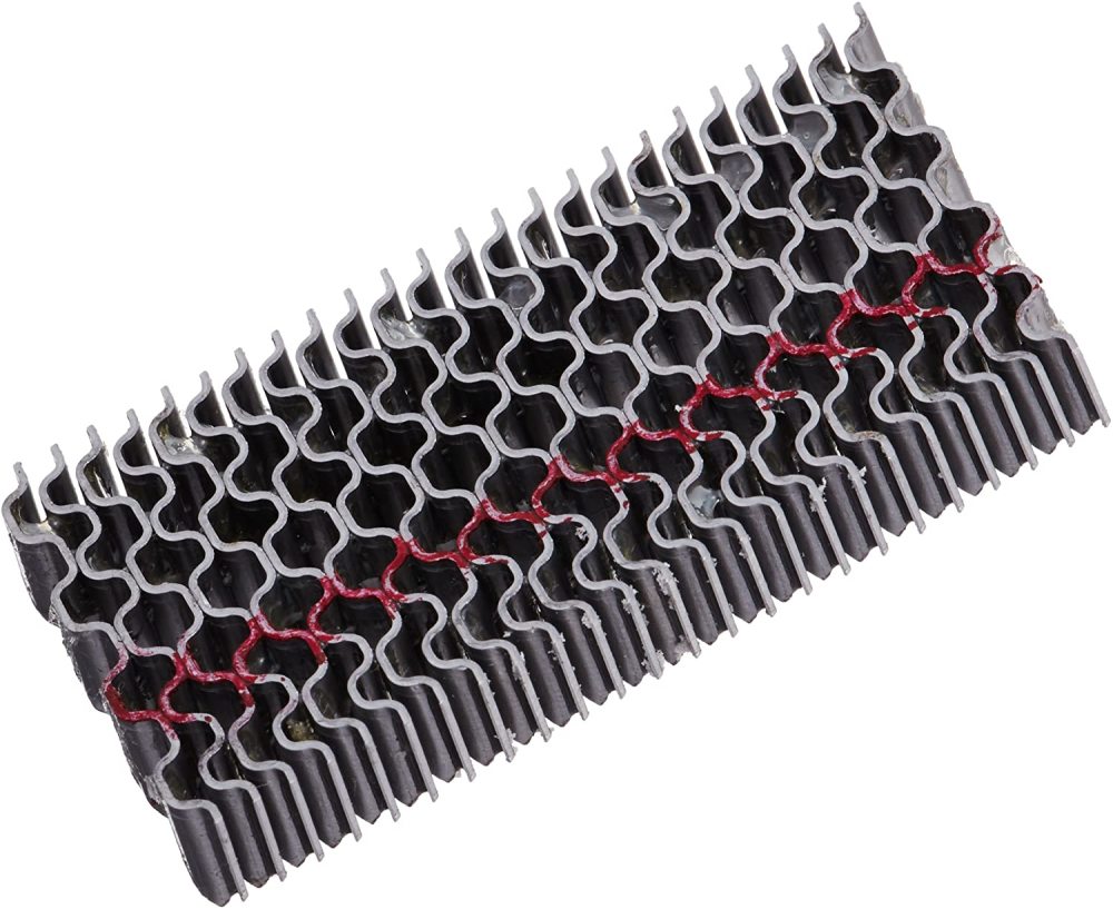 BeA Fasteners USA 1 In. Crown Width x 3/8 In. Leg Length Steel Corrugated Staple - Ascmtools
