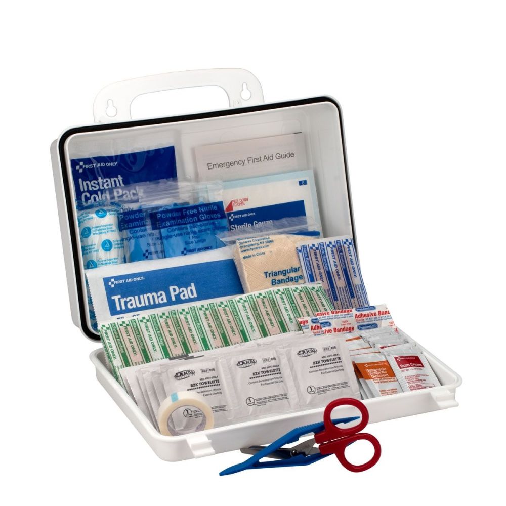 First Aid Only 25 Person Plastic Case Contractor First Aid Kit - Ascmtools