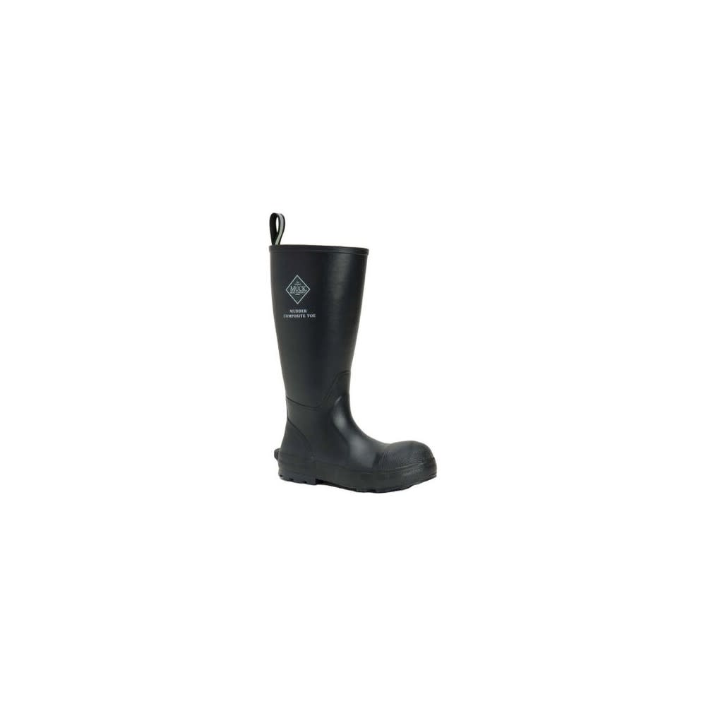 Muck Boots Black Size 12 Mens Mudder Tall Comp Toe Boot - Ascmtools