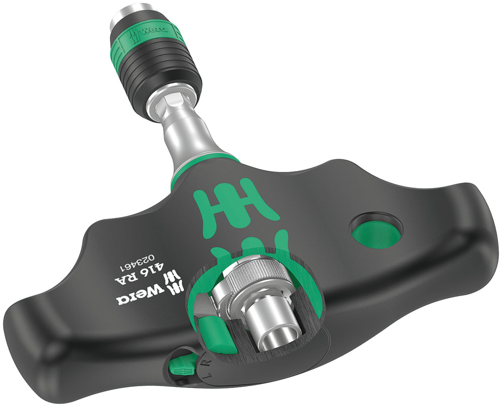 Wera Tools 416 RA T-Handle Bitholding Screwdriver - Ascmtools