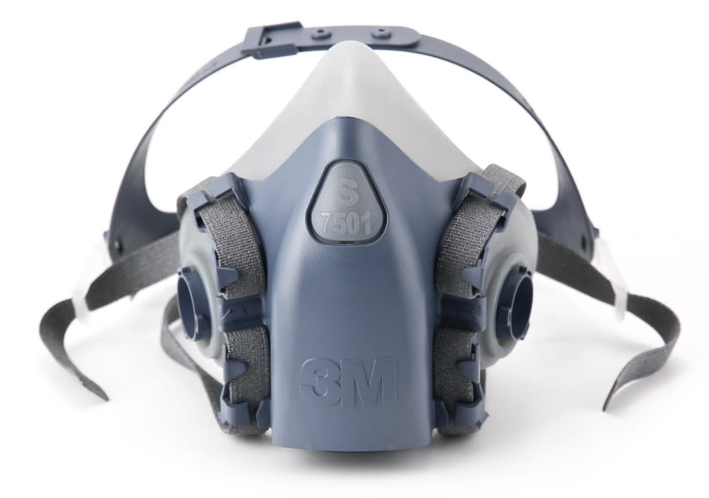 3M Half Facepiece Reusable Respirator 7501/37081(AAD) Small - Ascmtools