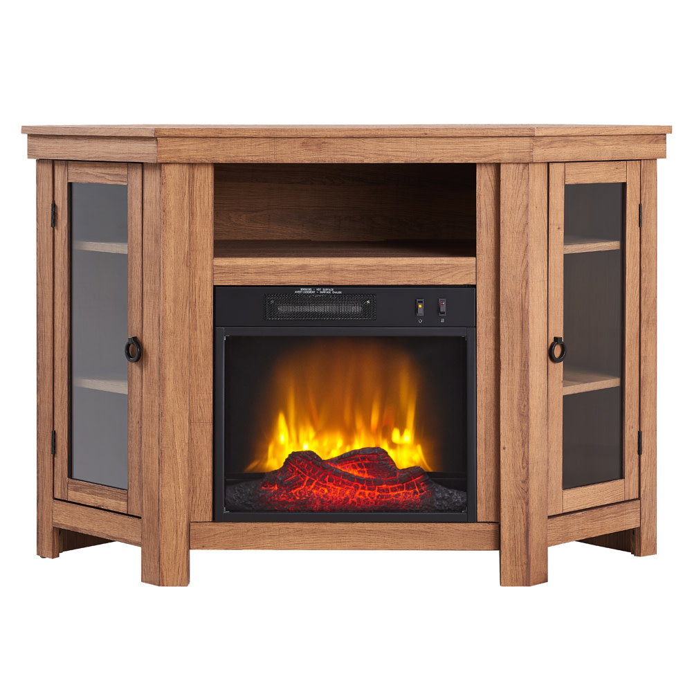 Hearthpro Corner Media Electric Fireplace - Ascmtools