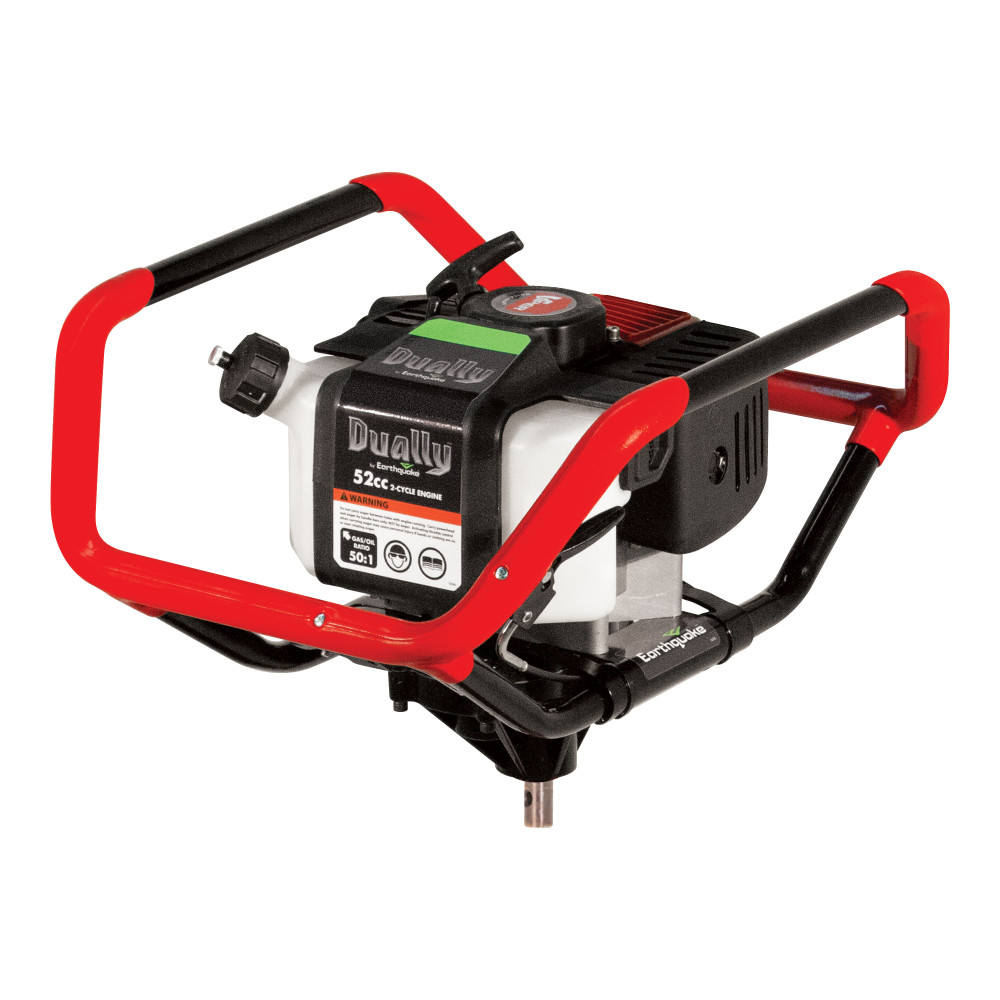 Earthquake Dually 1 or 2-Person Earth Auger Powerhead – 52cc 2-Cycle Viper Engine - Ascmtools