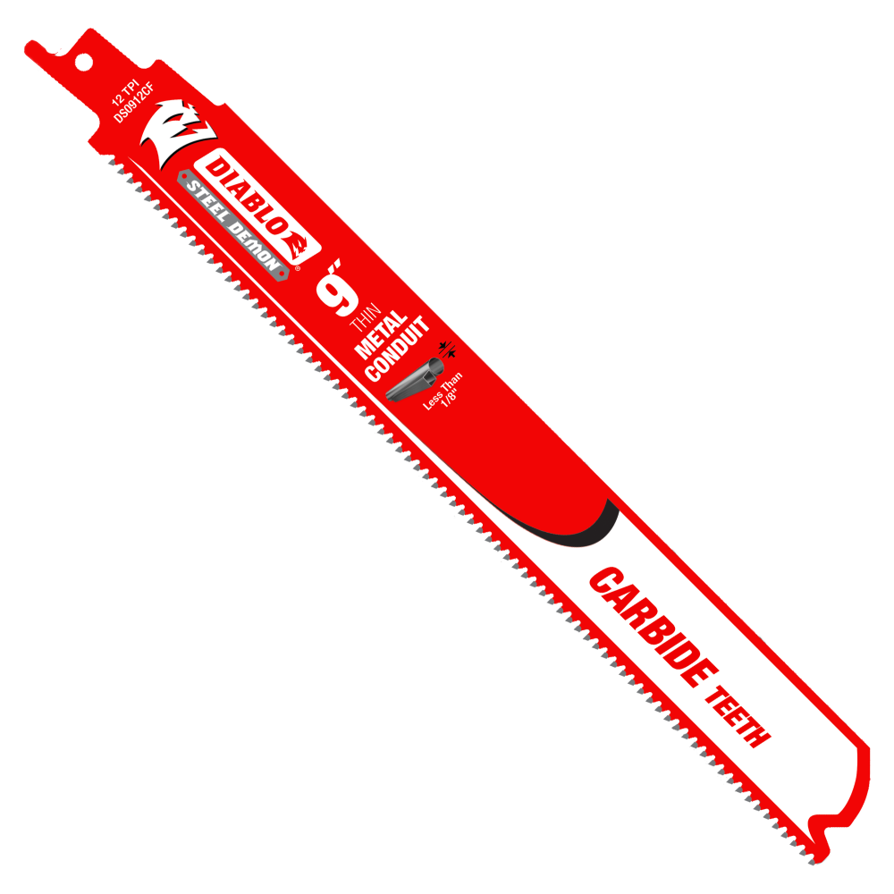 Diablo Tools 9″ Steel Demon Carbide Blades for Thin Metal Conduit Cutting - Ascmtools